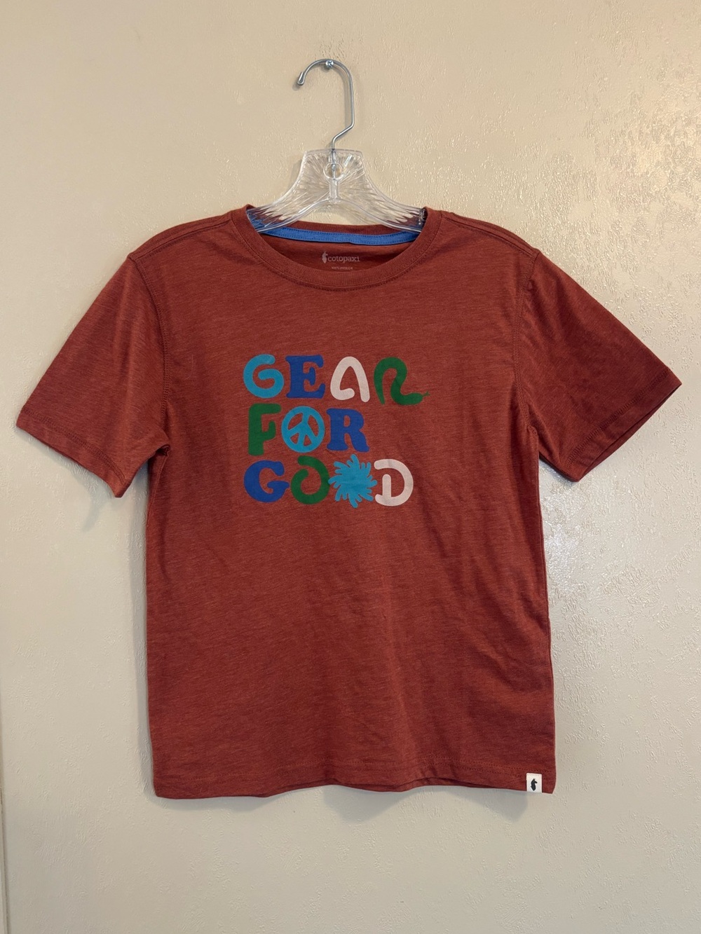 NWT Cotopaxi Gear for Good Kids' Organic T-Shirt sz M